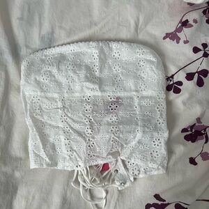 Edited Lemon Lacey Cotton Corset